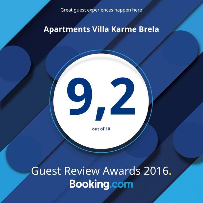 Apartments Villa Karme Brela Exterior photo